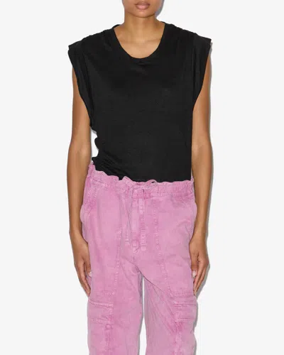 Isabel Marant Étoile Kotty Tee-shirt In Black