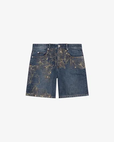 Isabel Marant Jerryl Shorts In Blue