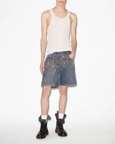 Isabel Marant Jerryl Shorts In Blue