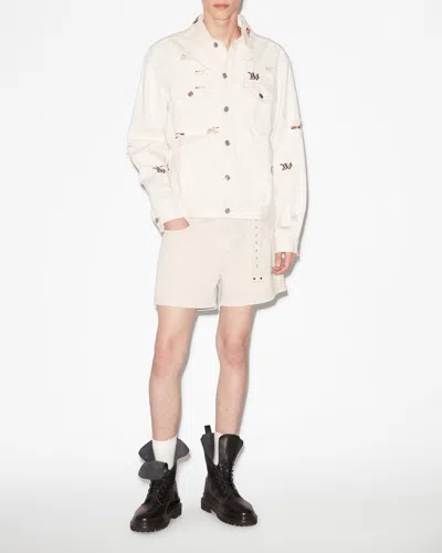 Isabel Marant Men's Jacket Jango In Ecru