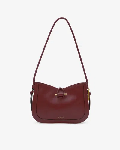 Isabel Marant Vigo Baguette Bag In Burgundy