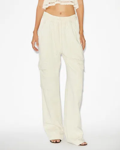 Isabel Marant Étoile Peorana Sweatpants In Ecru