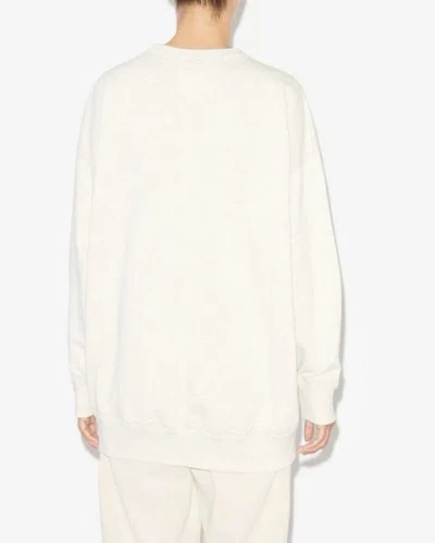 Isabel Marant Étoile Mindy Sweatshirt In Ecru