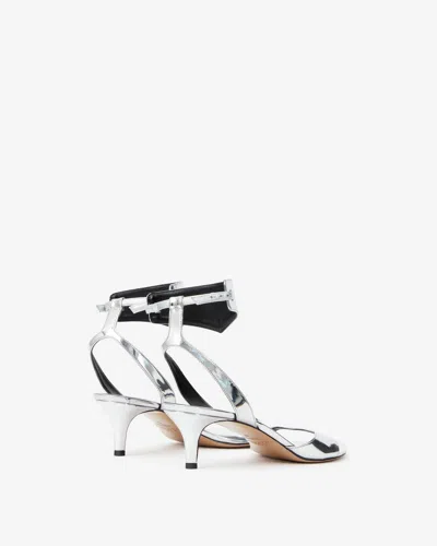 Isabel Marant Arson Sandals In Silver