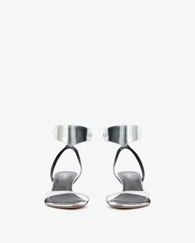 Isabel Marant Arson Sandals In Silver