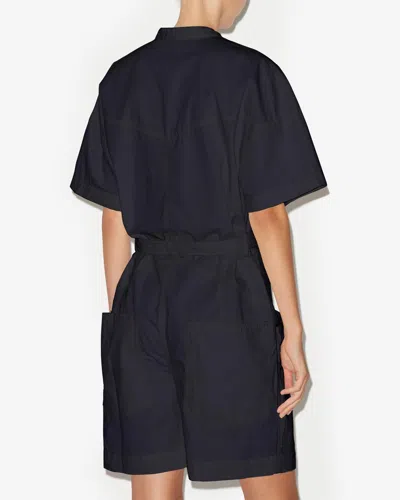 Isabel Marant Étoile Kiara Overall In Black