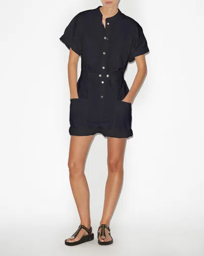 Isabel Marant Étoile Kiara Overall In Black
