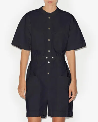 Isabel Marant Étoile Kiara Overall In Black