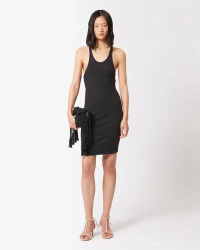 Isabel Marant Kleid Tory Aus Baumwolle In Black