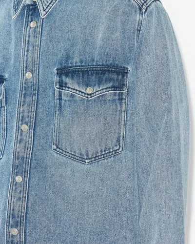 Isabel Marant Tailly Shirt In Light Blue