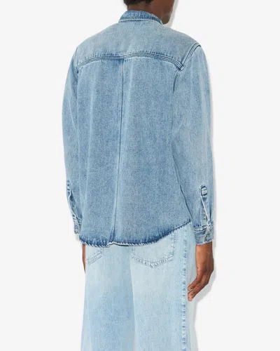 Isabel Marant Tailly Shirt In Light Blue