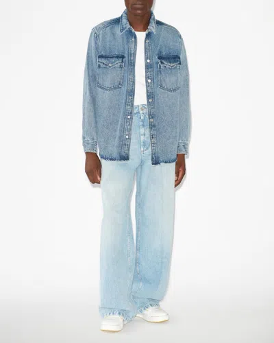 Isabel Marant Tailly Shirt In Light Blue