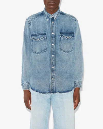 Isabel Marant Tailly Shirt In Light Blue