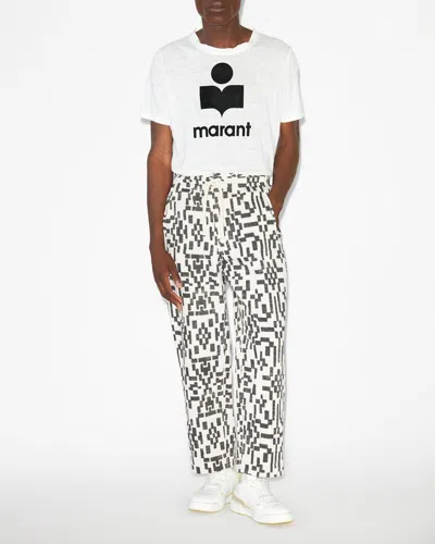 Isabel Marant T-shirt Karman Mit Logo In White