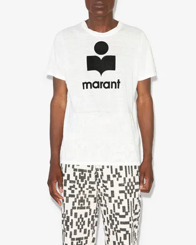 Isabel Marant T-shirt Karman Mit Logo In White