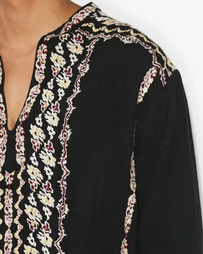 Isabel Marant Pattern Printed Long In Black