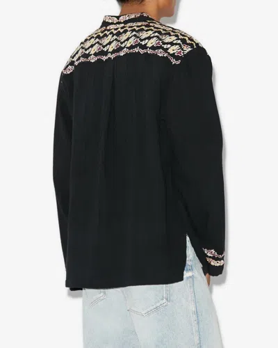 Isabel Marant Pattern Printed Long In Black
