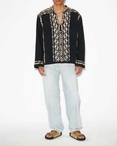 Isabel Marant Pattern Printed Long In Black