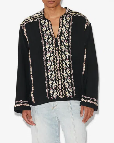 Isabel Marant Pattern Printed Long In Black