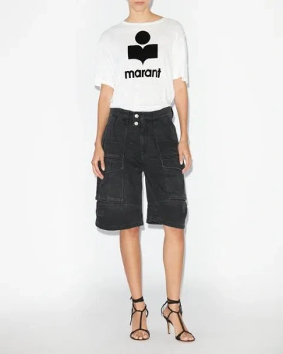 Isabel Marant Étoile Zewel Logo Tee-shirt In White