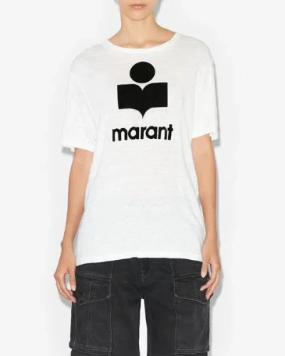 Isabel Marant Étoile Zewel Logo Tee-shirt In White