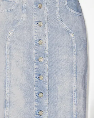 Isabel Marant Étoile Vandy Skirt In Light Blue