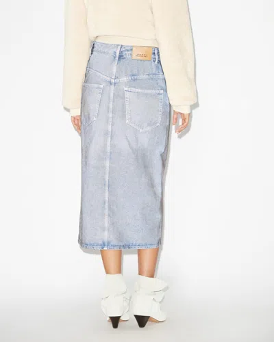 Isabel Marant Étoile Vandy Skirt In Light Blue