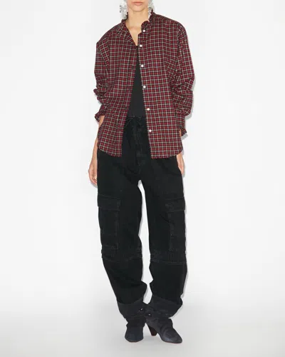 Isabel Marant Étoile Hemd Saoli In Red