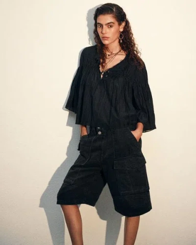 Isabel Marant Étoile Axeliana Top In Black