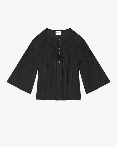 Isabel Marant Étoile Axeliana Top In Black