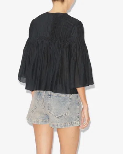 Isabel Marant Étoile Axeliana Top In Black