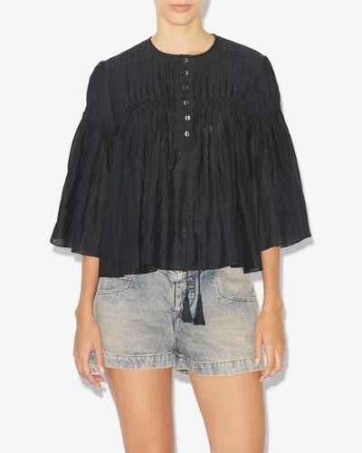 Isabel Marant Étoile Axeliana Top In Black