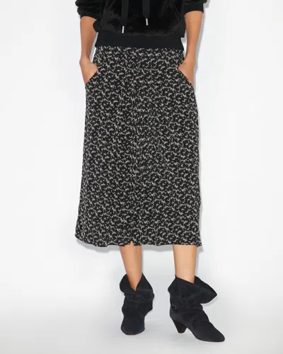 Shop Etoile Eolia Skirt In Black