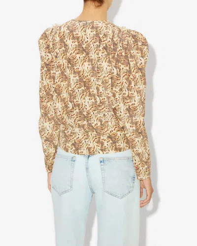 Isabel Marant Zarga Top In Natural