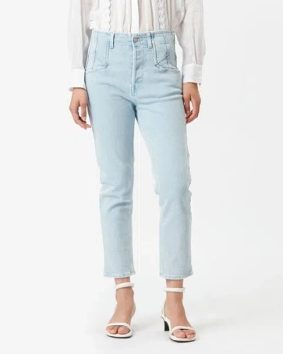 Isabel Marant Niliane Jeans In Light Blue
