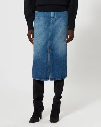 Isabel Marant Étoile Tilauria Skirt In Blue