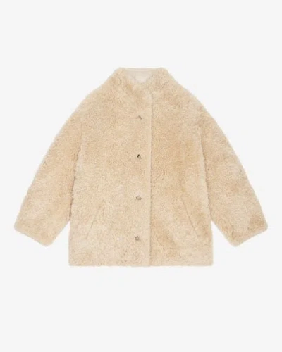 Isabel Marant Étoile Carolina Reversible Mantel In Ecru