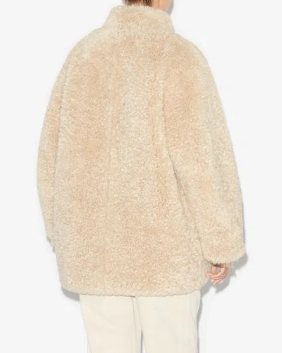 Isabel Marant Étoile Carolina Reversible Mantel In Ecru