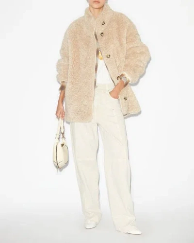 Isabel Marant Étoile Carolina Reversible Mantel In Ecru