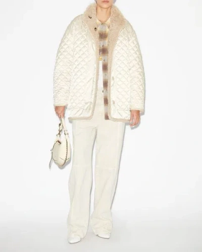 Isabel Marant Étoile Carolina Reversible Mantel In Ecru