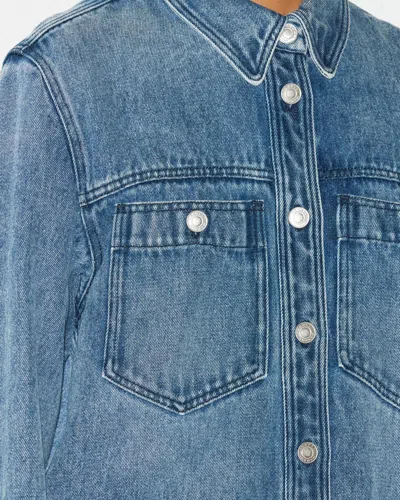 Isabel Marant Talbot Shirt In Light Blue