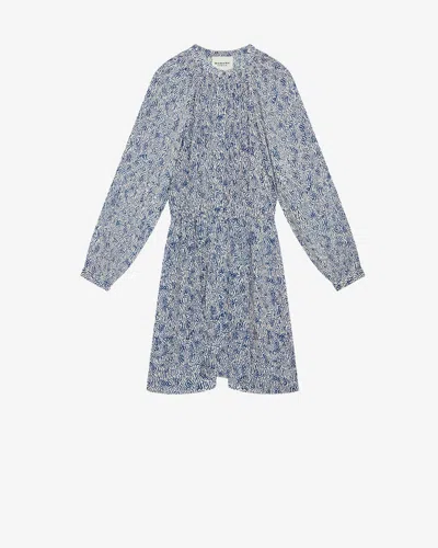 Isabel Marant Étoile Amandine Kleid In Blue