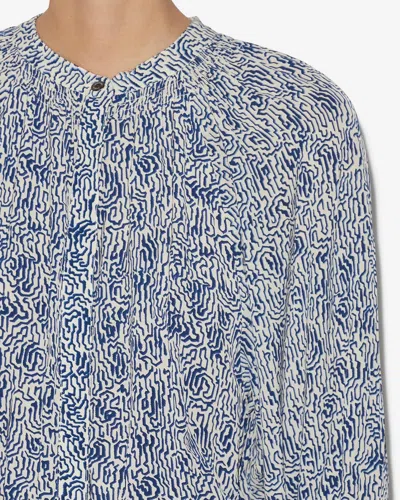 Isabel Marant Étoile Amandine Kleid In Blue