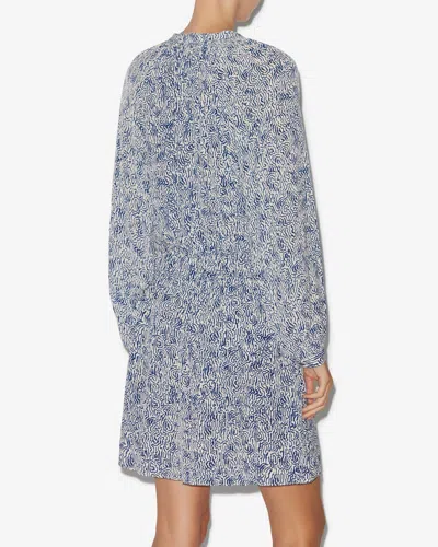 Isabel Marant Étoile Amandine Kleid In Blue
