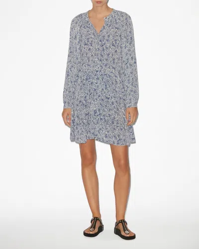 Isabel Marant Étoile Amandine Kleid In Blue