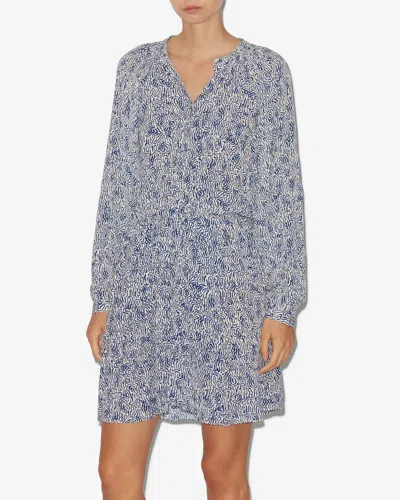 Isabel Marant Étoile Amandine Kleid In Blue