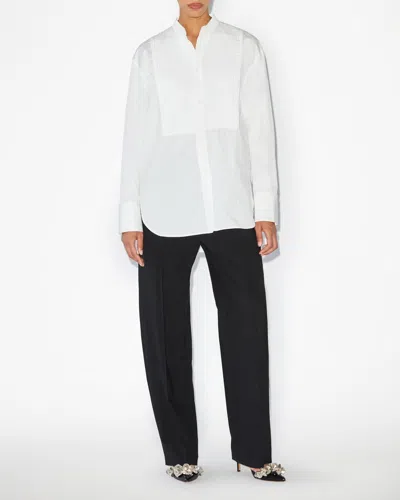 Isabel Marant Ramsey Buttoned Shirt In White