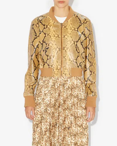Isabel Marant Cerem Jacket In Natural