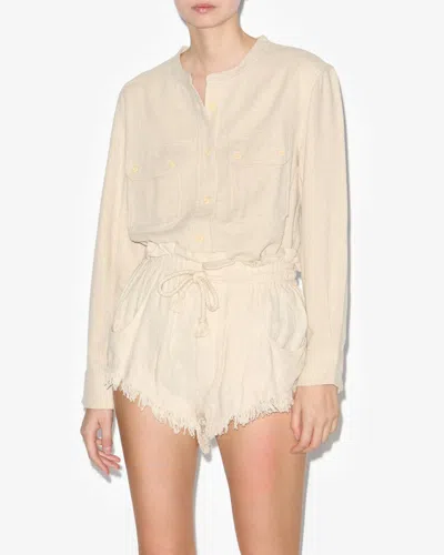 Isabel Marant Étoile Tecoyo Top In Ecru