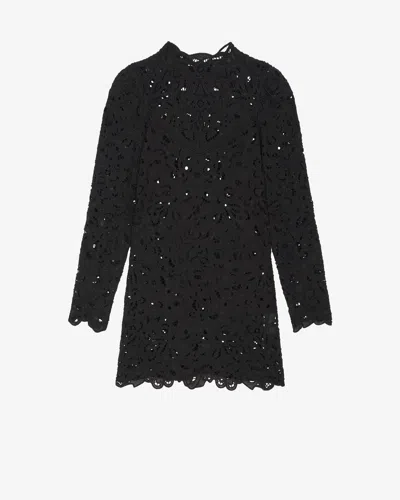 Shop Isabel Marant Daphne Dress In Black